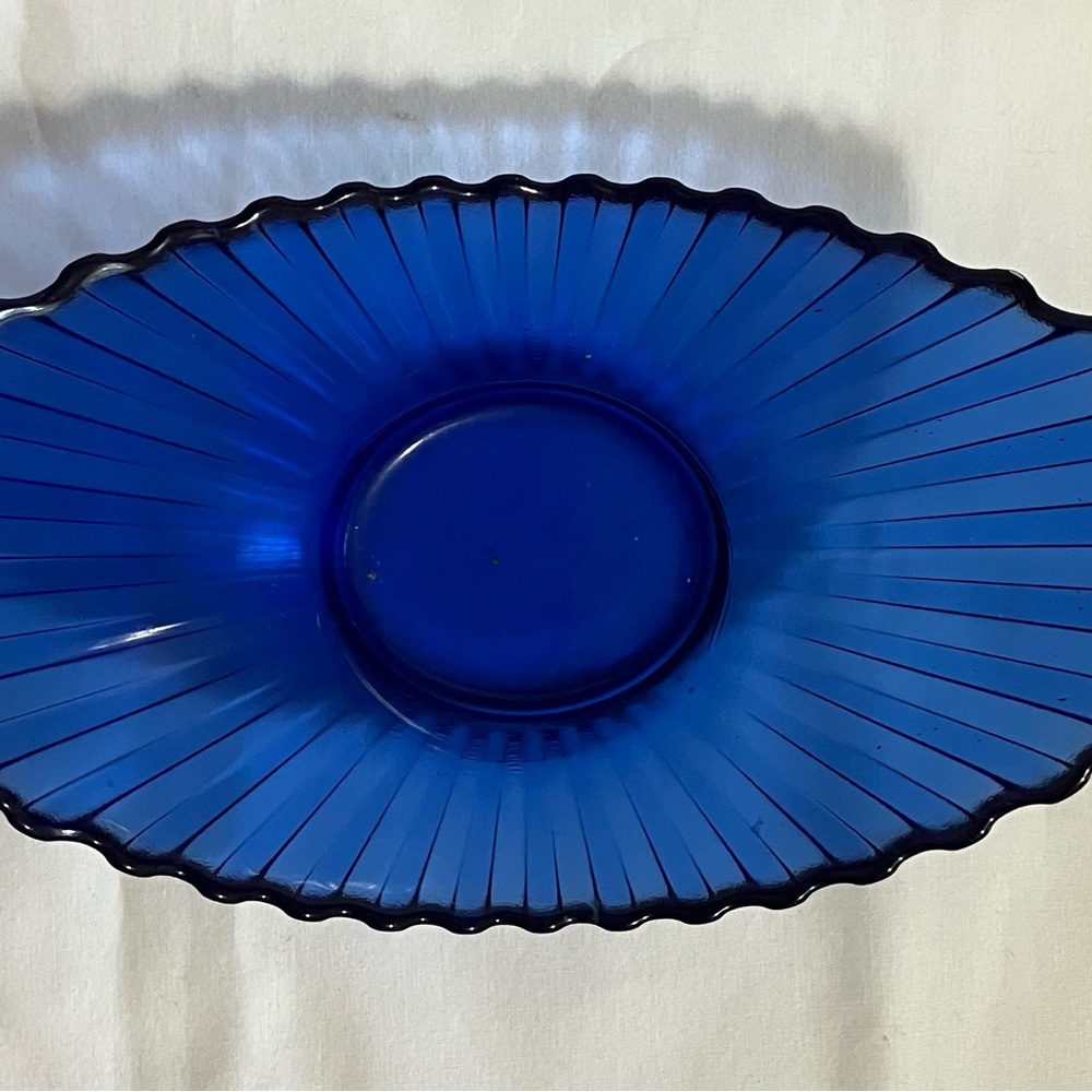 Cobalt Blue ARC France 46 Bowl - Picture 3 of 6